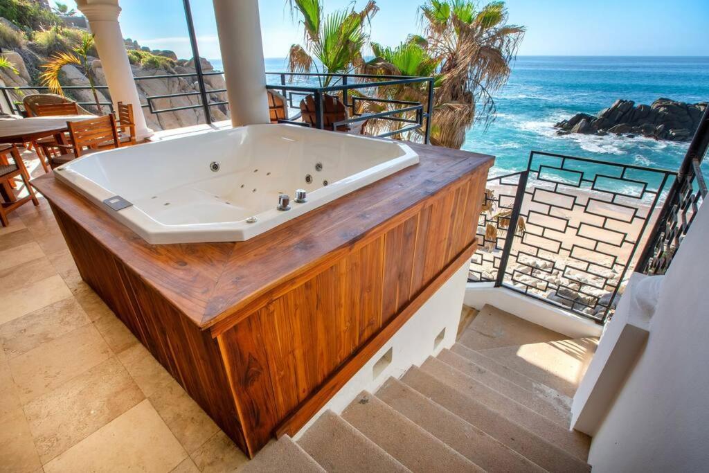 Beach Front Casa Bruma Jacuzzi With Massage Villa Cabo San Lucas Exterior foto